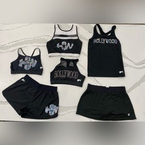 Adult cheer practice uniforms